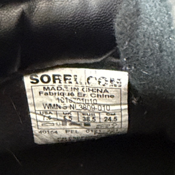 Sorel Black Boots Size 7.5 - Picture 9 of 16